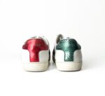 Gucci White Leather Ace Sneaker Bee – Size 38.5 - Image 6