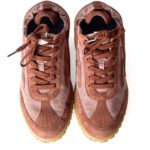 Hermès Brown / Mauve Pink Jet Sneaker – Size 39 - Image 3