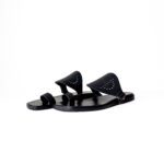 Hermès Hera Black Calfskin Leather Sandals – Size 37
