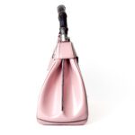 Gucci  Pink Patent Leather Bamboo Top Handle Bag - Image 4
