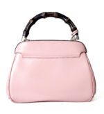 Gucci  Pink Patent Leather Bamboo Top Handle Bag - Image 6