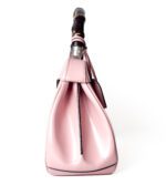 Gucci  Pink Patent Leather Bamboo Top Handle Bag - Image 5
