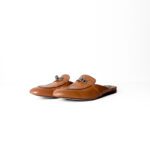 Hermès Gold Leather Oz Mule – Size 39.5