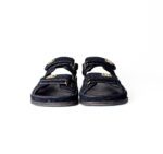 Chanel Black CC Pearl-Embellished Dad Sport Sandals – Size 38.5 C - Image 4