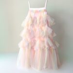 Angel's Face Rainbow Tulle Tutu Dress – Size 5–6 Years - Image 2