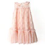 Angel’s Face Blush Pink Embroidered Party Dress – Size 5–6 years - Image 2