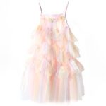Angel’s Face Rainbow Tulle Tutu Dress 3–4 years