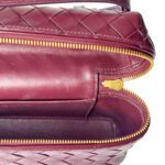 Bottega Veneta Intrecciato Small Vanity Case / Crossbody Bag – Burgundy Leather - Image 3