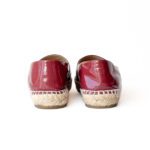 Chanel Classic Burgundy Patent Leather CC Espadrilles – Size 39 - Image 5