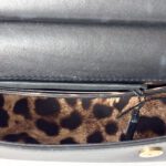 Dolce & Gabbana East West Black Calfskin Leather Sicily Bag - Image 4