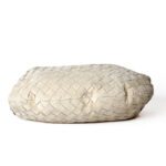 Bottega Veneta Cream Suede Intrecciato Jodie Teen Bag - Image 6
