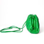Bottega Veneta Parakeet Green Intrecciato Leather Mini Pouch - Image 4