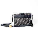 Dior 30 Montaigne Flap Bag – Blue Dior Oblique Jacquard - Image 4