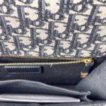 Dior 30 Montaigne Flap Bag – Blue Dior Oblique Jacquard - Image 3