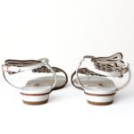Sophia Webster Off-White/Ivory Leather Seraphina Angel Wing Flat Thong Sandals – Size 41 - Image 4