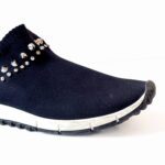Jimmy Choo Verona Studded Knit Sneakers – Size 38 - Image 3
