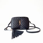 Saint Laurent Lou Camera Bag Black Matelassé Quilted Leather