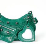 Balenciaga Green Arena Lambskin Leather Le Cagole Mini Bag - Image 2