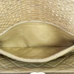 Chanel Tan / Beige Python Leather Just Mademoiselle Bowler Bag - Image 4