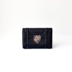 Christian Dior Cannage Diorama Compact Trifold Wallet