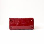 Christian Dior Cherry Red Patent Leather Lady Dior Bag - Image 4