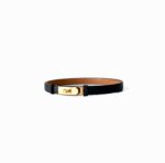 Hermès Kelly 18 Black Epsom Leather Adjustable Belt - Image 2