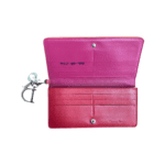 Dior Tricolor Cannage Leather Lady Dior Fold Wallet - Image 5