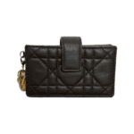 Dior Brown Leather Lady Dior 5 Pocket Card Holder - Image 2