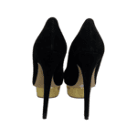 Charlotte Olympia Black Suede Dolly Platform Pumps Size 38 - Image 7