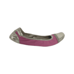 Prada Pink & Gold Nylon and  Leather Ballet Flats Size 39.5 - Image 6