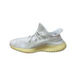 Adidas Beige / White Fabric Yeezy Boost 350 V2 Sneakers Size 41.5 - Image 4
