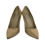 Stella Mcartney Gold Studded Pumps Size 41 - Image 2