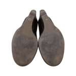 Tory Burch Black Leather Wedge Size 38 - Image 3