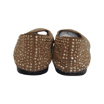 Giuseppe Zanotti Pink Leather Crystal Embellished Ballet Flats Size 37.5 - Image 7