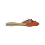 Charlotte Olympia Orange Kitty Mules Size 39.5 - Image 4