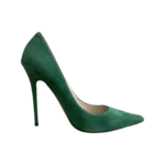 Jimmy Choo Anouk 120 Green Suede Pumps Size 38.5 - Image 6