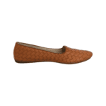 Bottega Veneta Orange Leather Intrecciato Woven Loafers Size 37 - Image 6