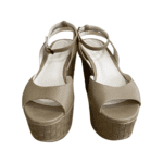 Bottega Veneta Beige Leather Wedge Size 36.5 - Image 6