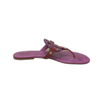 Tory Burch Fuchsia Leather Miller Thong Flat Sandals Size 41.5 - Image 6