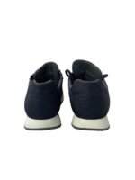 Prada Black/Navy Blue Nylon Lace Up Sneakers Size 40 - Image 4