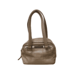 Chanel Nude Beige Leather LAX Square Quilt Bowler Bag