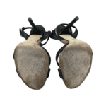 Dolce & Gabbana Blue Python Ankle Strap Sandals Size 39 - Image 8