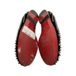 Christian Louboutin Black Velvet Dandelion Spikes Loafers Size 37.5 - Image 8