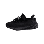Adidas Black Fabric Yeezy Boost 350 V2 Sneakers Size 42.5 - Image 6
