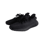 Adidas Black Fabric Yeezy Boost 350 V2 Sneakers Size 42.5
