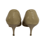 Jimmy Choo Nude Patent Leather Allure Kitten Heel Pointed Toe Pumps Size 37.5 - Image 7