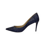 Christian Louboutin Blue Denim Spiked Anjalina Pumps Size 39.5 - Image 3