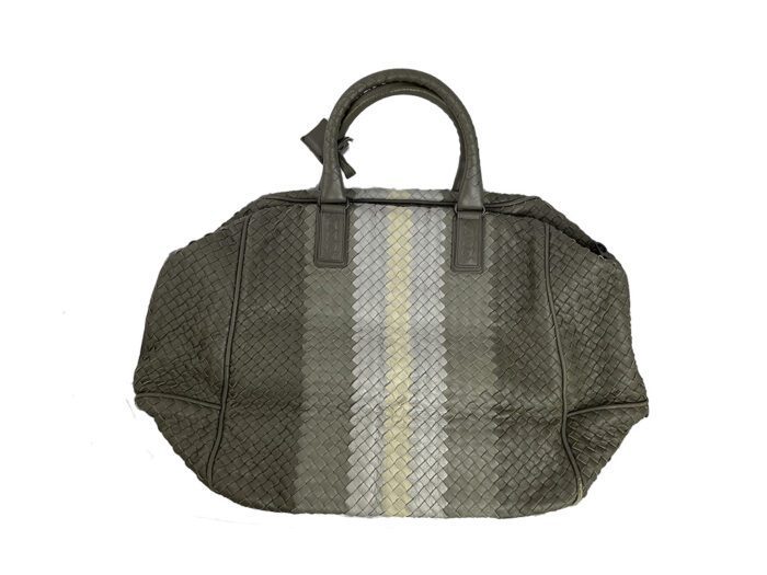 Bottega Veneta Grey Cabin Luggage - Image 3