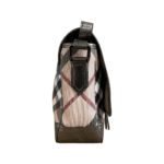 Burberry Beige/Bronze Nova Check Coated Canvas and Leather Laptop Bag - Image 5