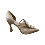 Manolo Blahnik Light Gold Satin M Quirinal Pumps Size 37.5 - Image 5